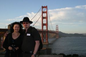 kirstyn and jason at golden gate bridge, san francisco