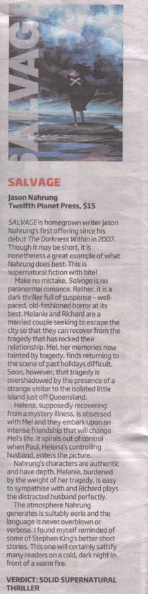 courier mail review of salvage