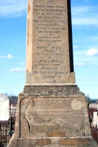 Diggers' Eureka memorial, Ballaarat Old Cemetery, Ballarat