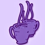 galactic chat coffee cup logo