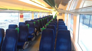 empty v/line carriage
