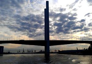 Bolte Bridge seen from Williamstown Ferry