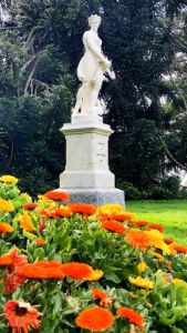 Spring statue, botanical gardens.